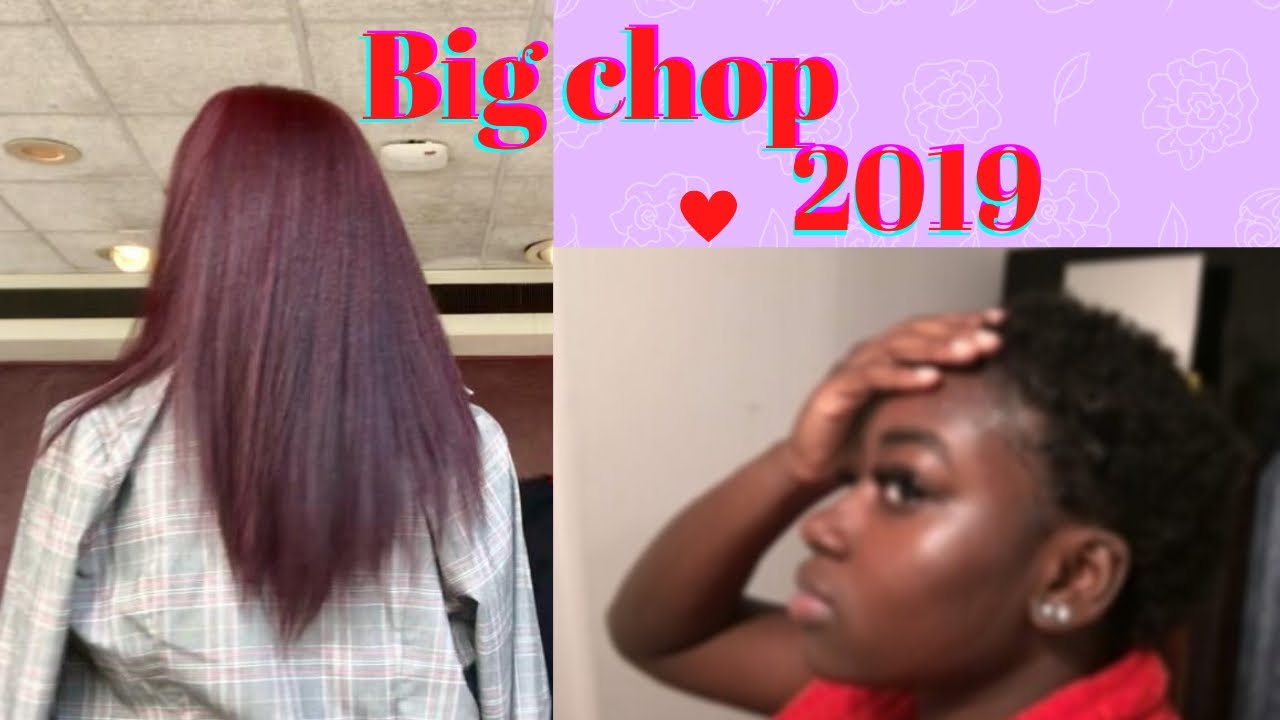 I CUT ALL MY HAIR OFF!! | big chop 2019
