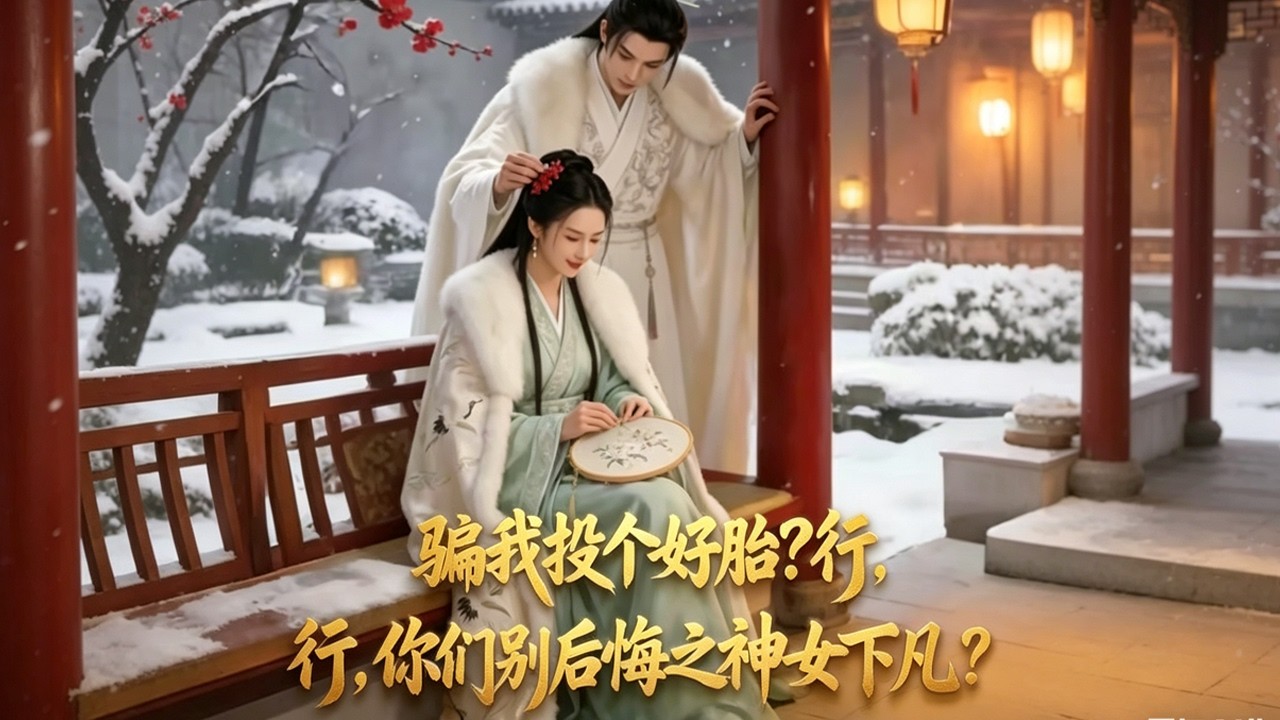 【AI漫剧全集】被仙君哄骗投胎的仙界祖宗，遇渣爹骗婚，凭预知能力护娘和离！《骗我投个好胎?行，你们别后悔之神女下凡》#逆襲#minidrama#短剧#古装#逆袭#爱情#甜宠#穿越#重生#短劇