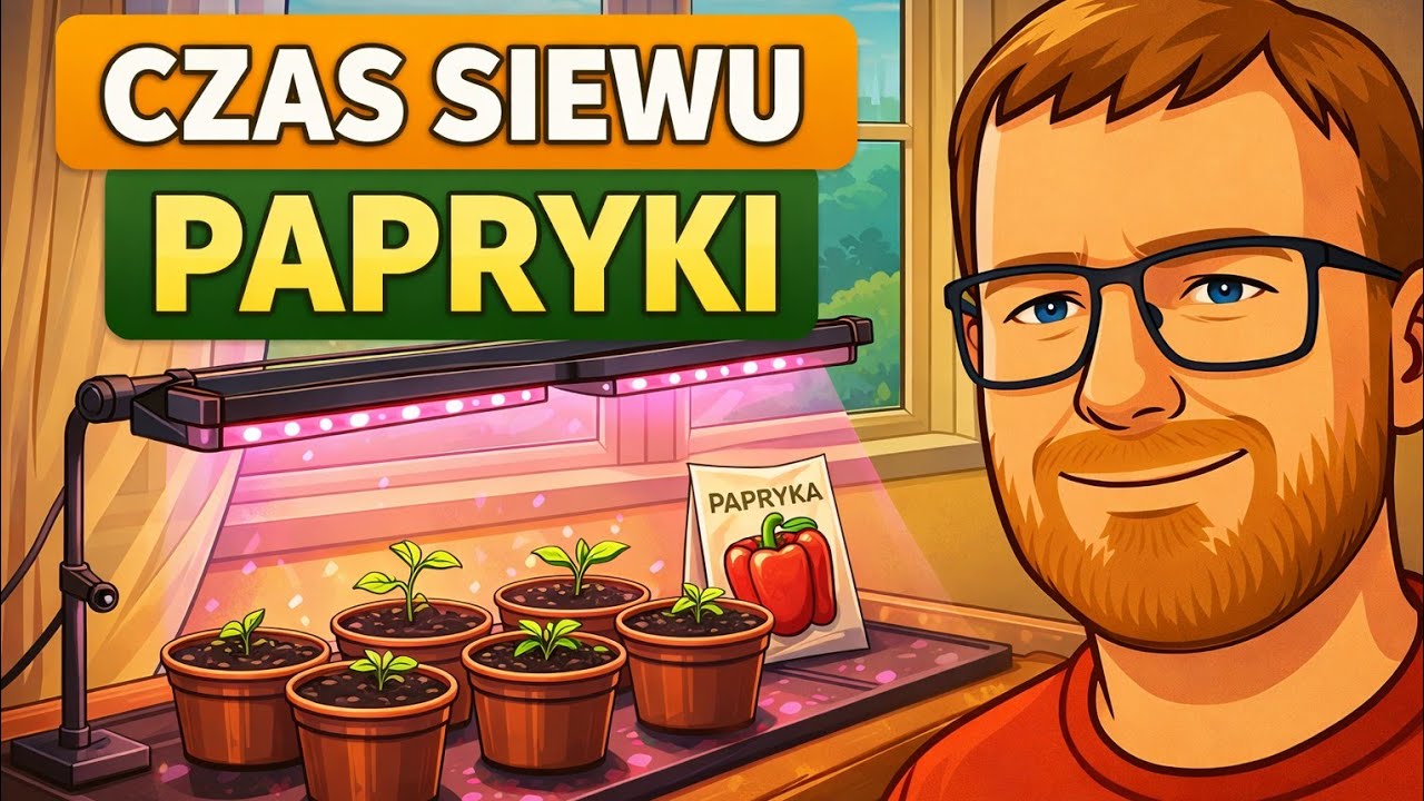 Wysiew papryki w domu 🌱 Kiedy siać? (Kalendarz księżycowy) 🌶