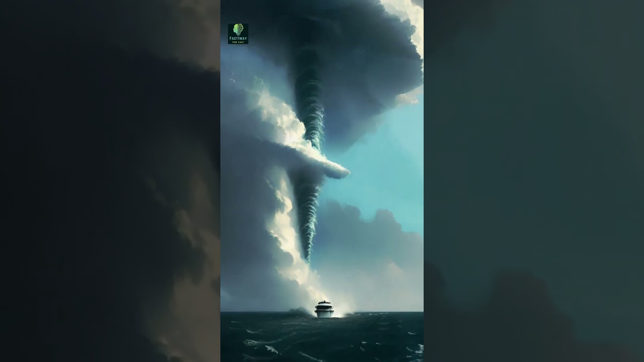 Raining Fish from the Sky? 😱🐟 #shorts #fishrain #waterspout