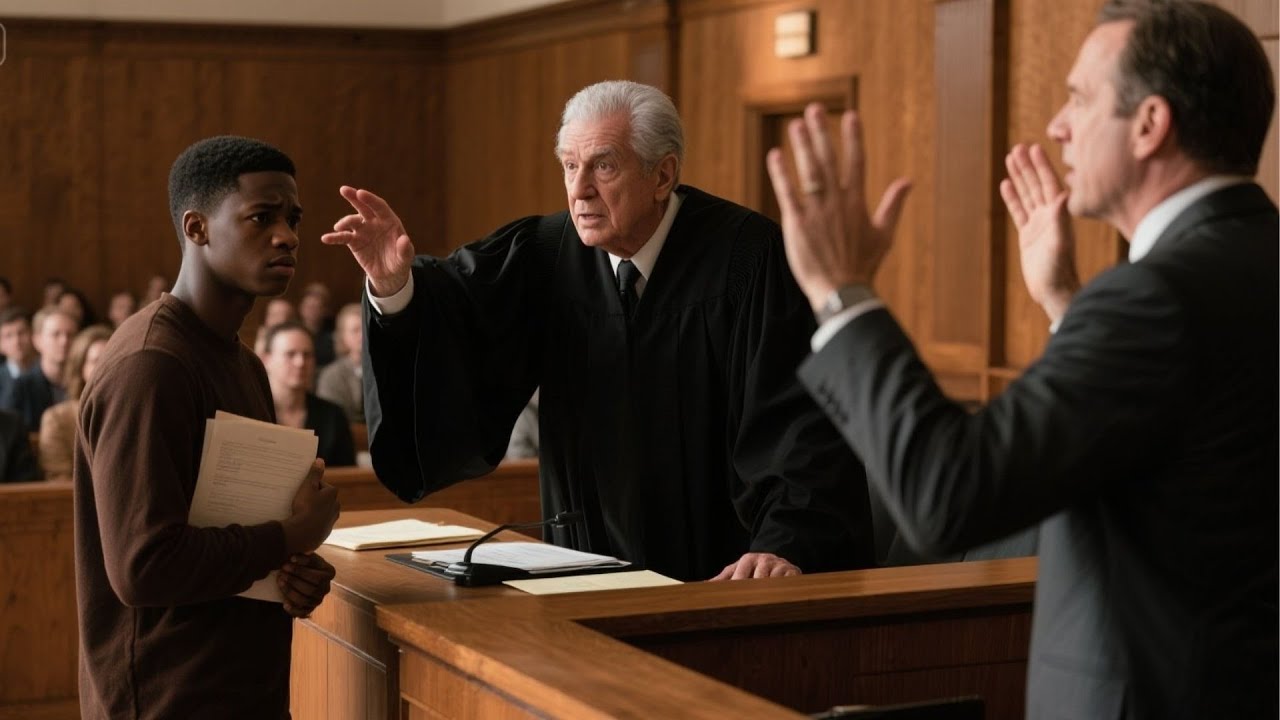 Racist Judge Laughs at Black Teen in Court—Then Discovers He’s a Genius Attorney!