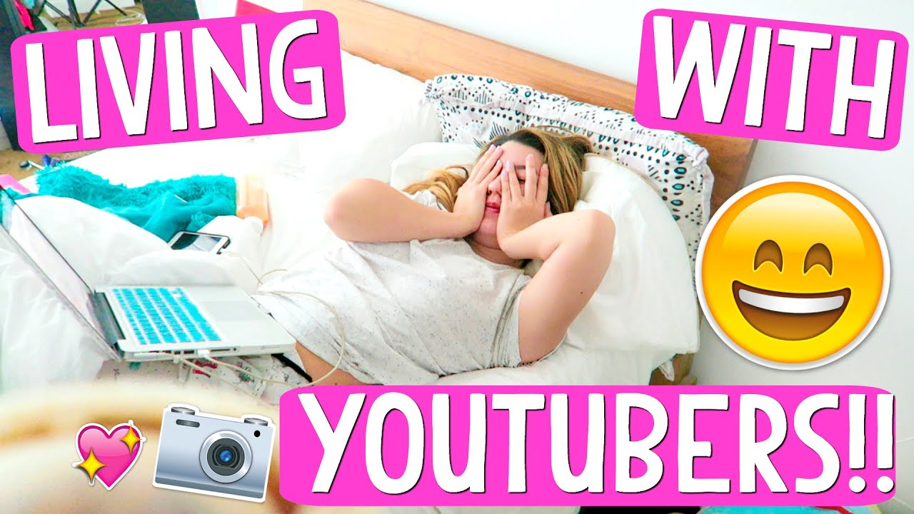 LIVING WITH YOUTUBERS!!!