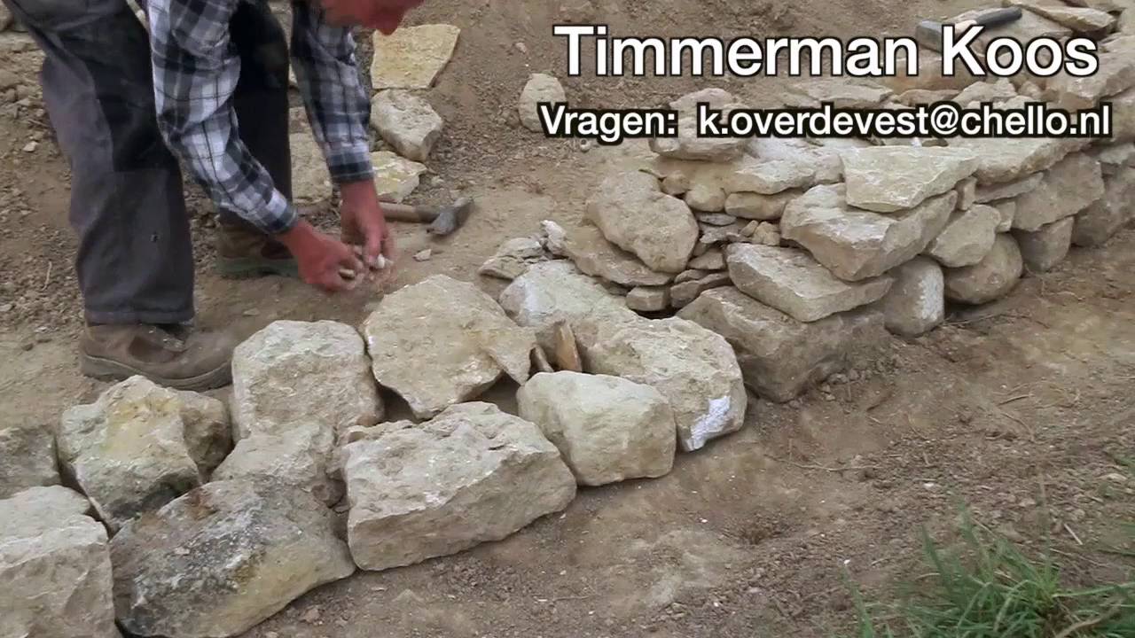 Timmertip 615 Muren bouwen is stenen stapelen.