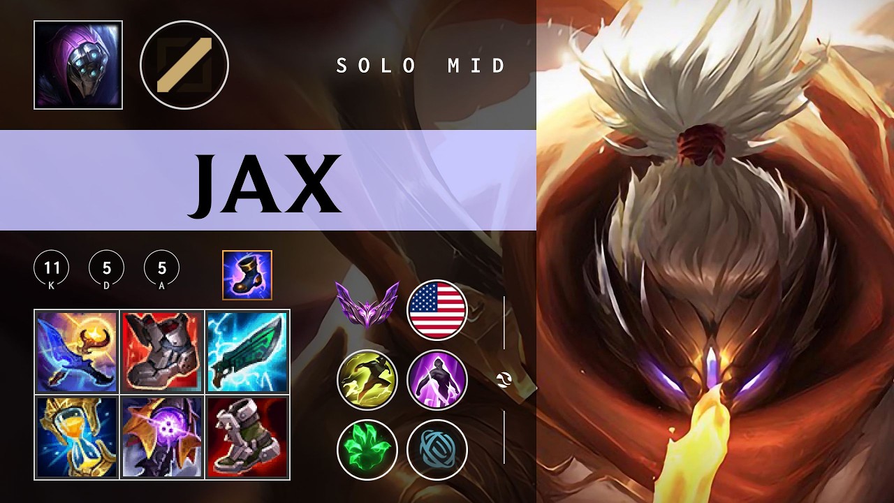Jax Mid vs Twisted Fate - NA Master Patch 26.03