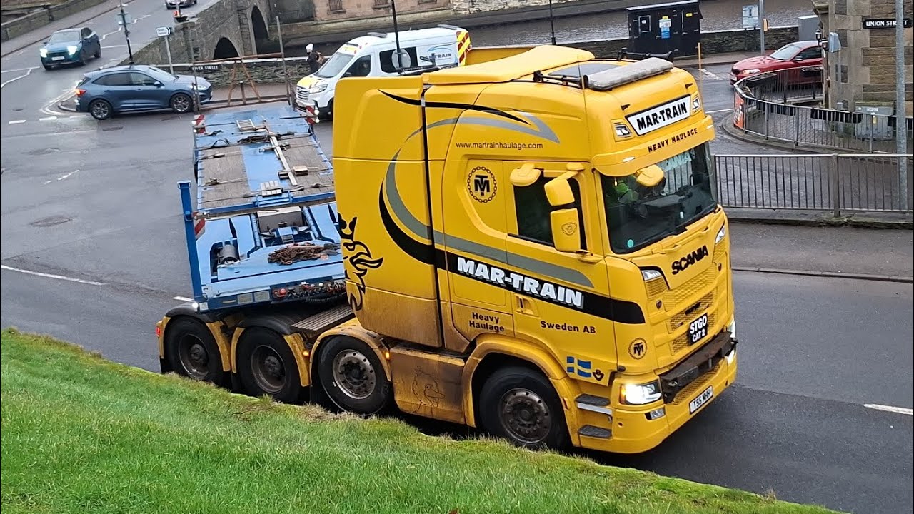 MAR-TRAIN Heavy Haulage in Wick 20/01/26