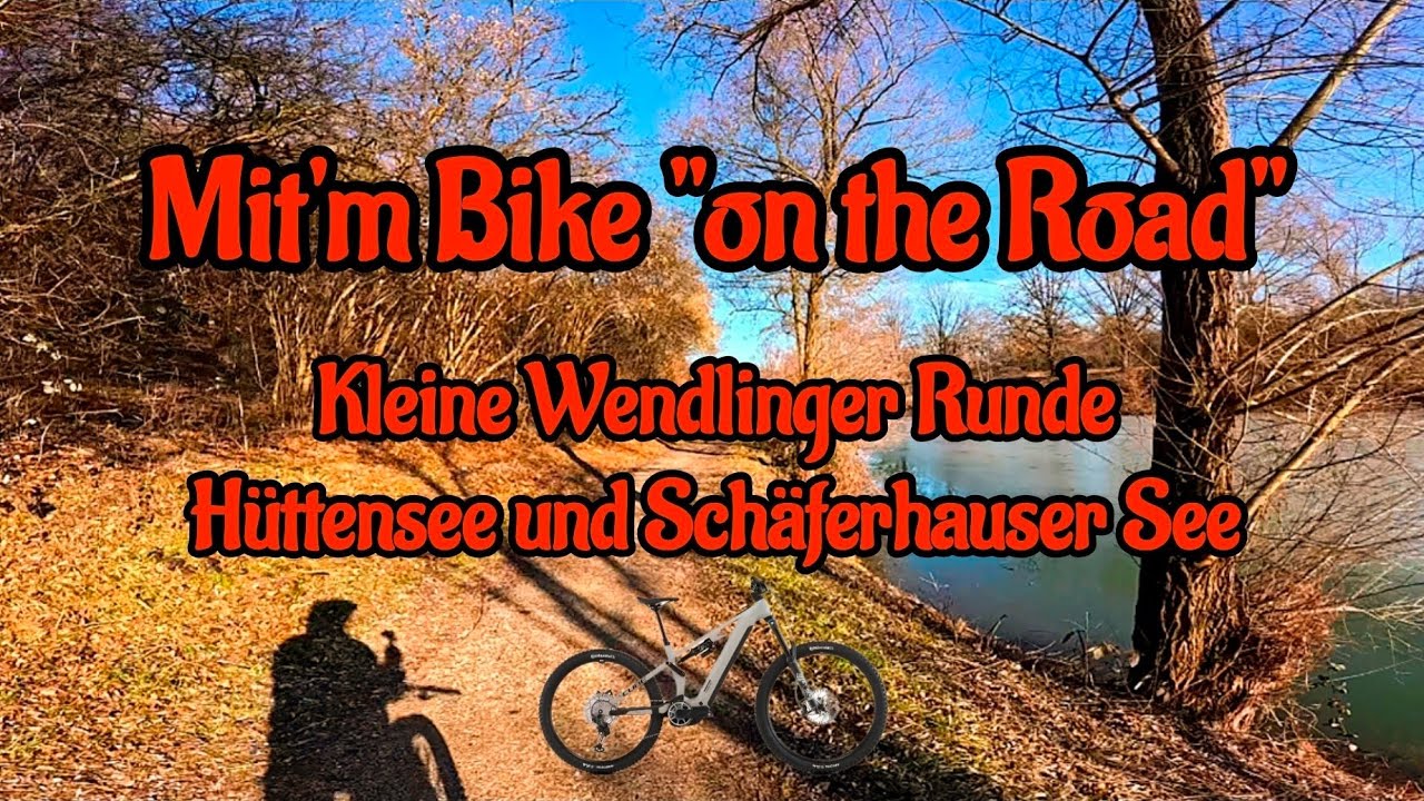 e-Bike Tour - Cube Stereo Hybrid ONE77 - Wendlingen - Hüttensee / Neckarwasen - Schäferhauser See