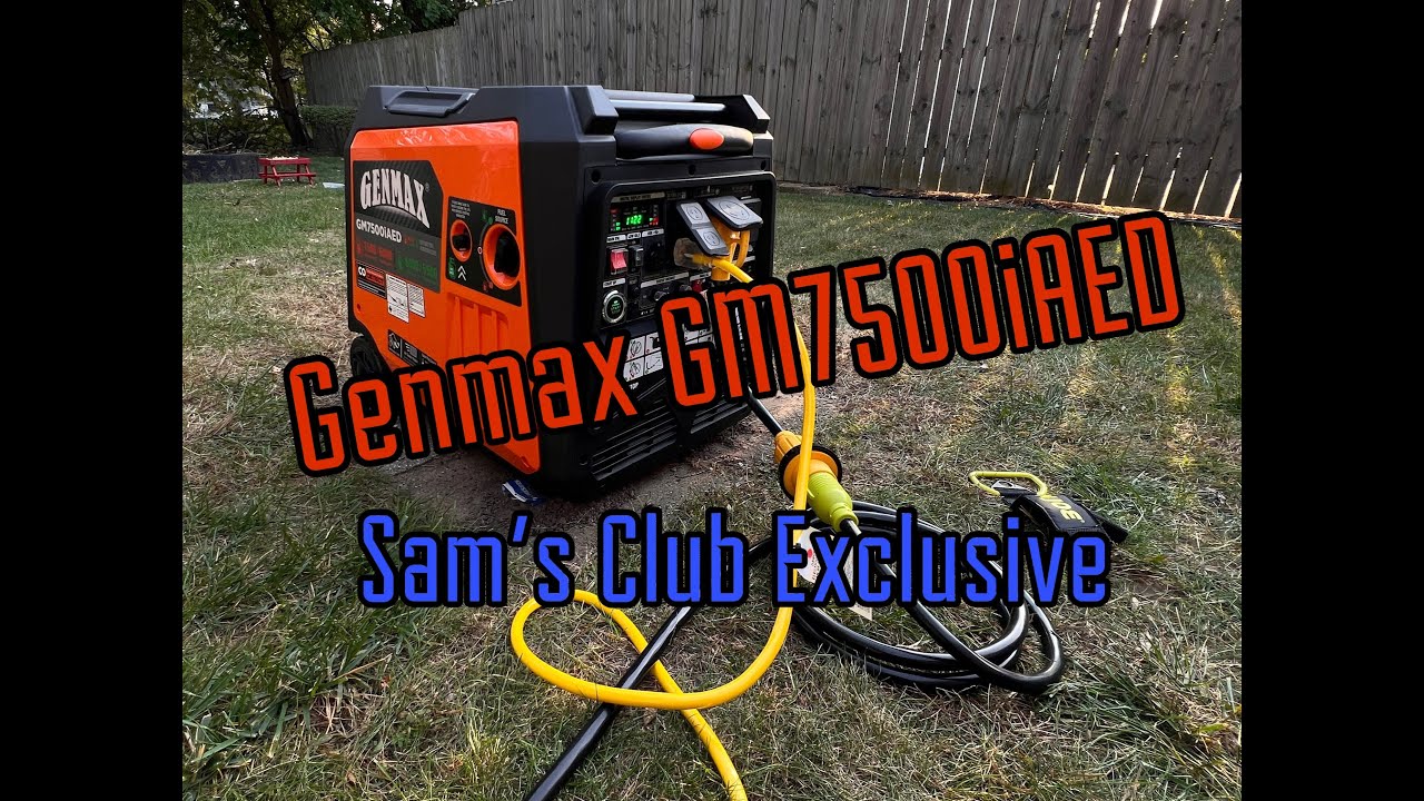 Genmax 7500 iAED - Duel Fuel / Inverter Generator