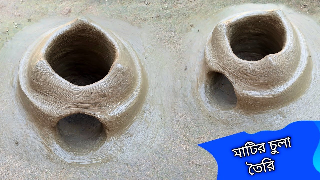 How to make Stoves with mud | Traditional mud oven making | কিভাবে মাটির চুলা তৈরি করা হয়