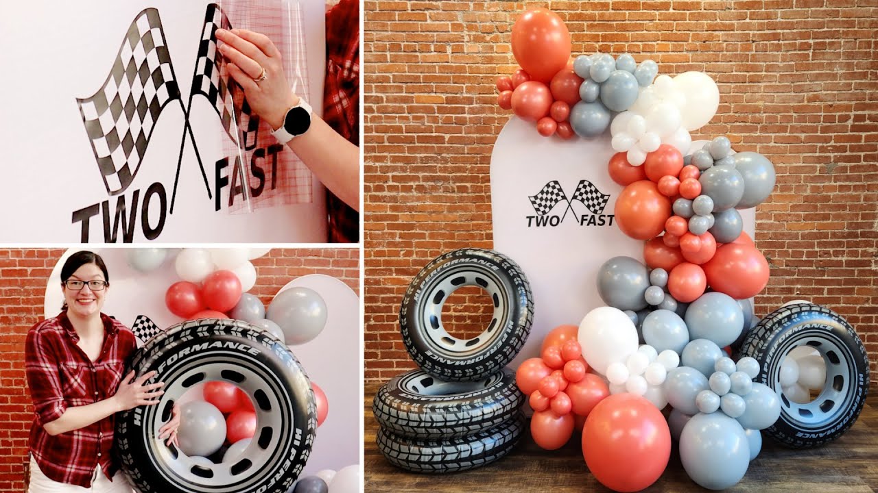 Two Fast Balloon Garland