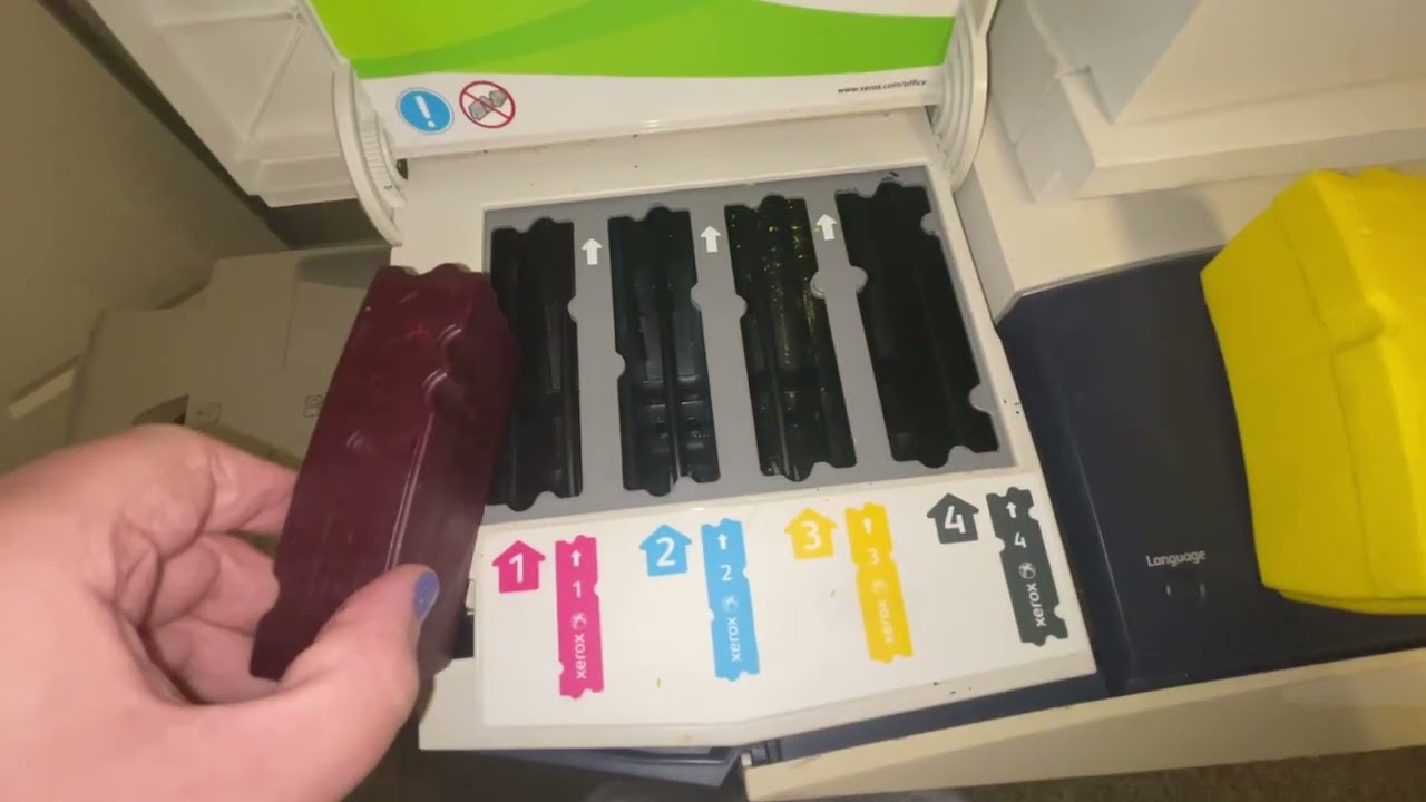 Xerox ColorQube 9303 - Metered vs. Sold ink sticks