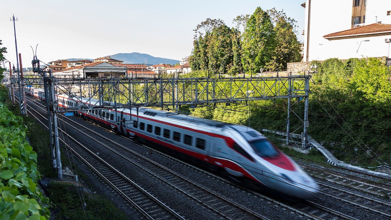 Trainspotting in Florence, Italy: Frecciarossa, Frecciargento, Italo, Regionale & Freight