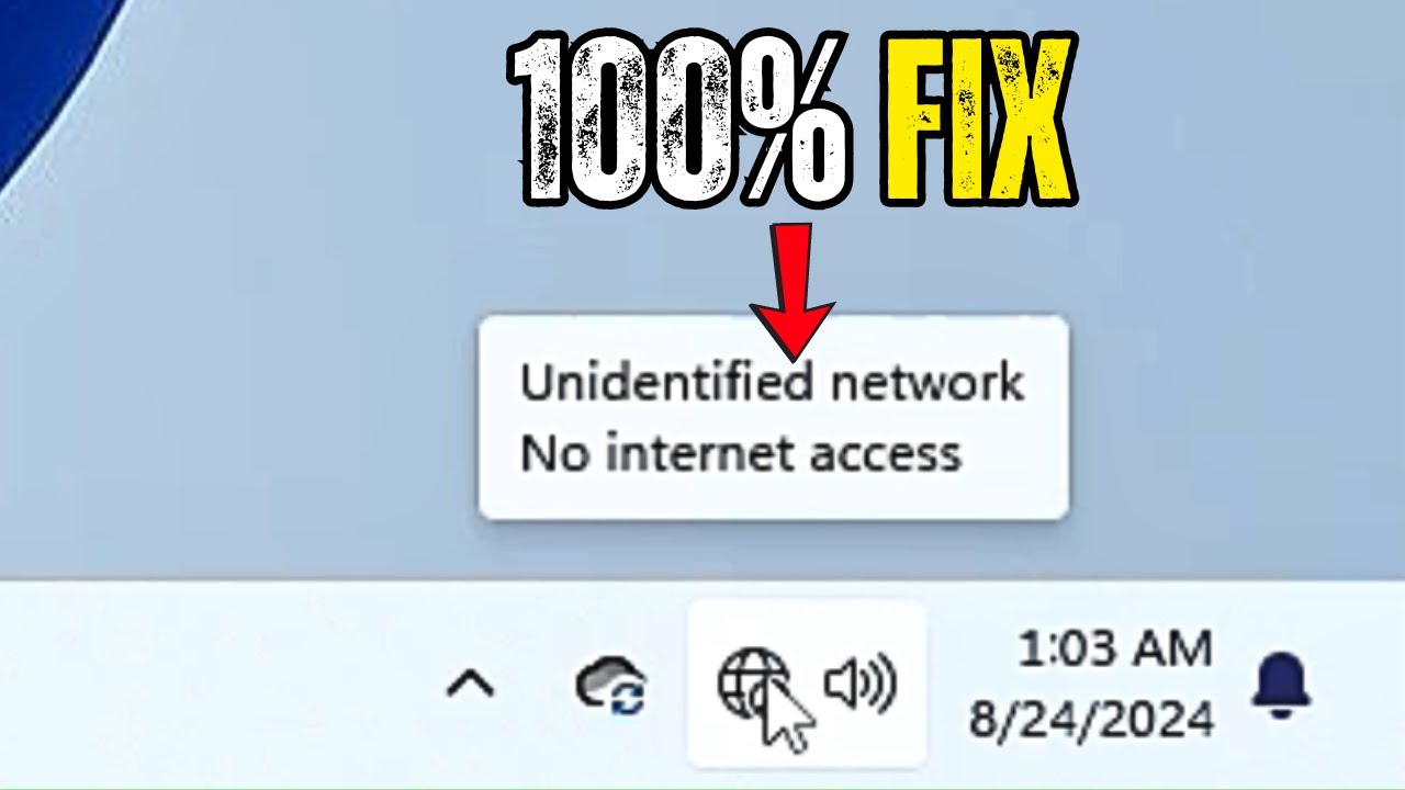 7 BEST Fix for  UNIDENTIFIED NETWORK 