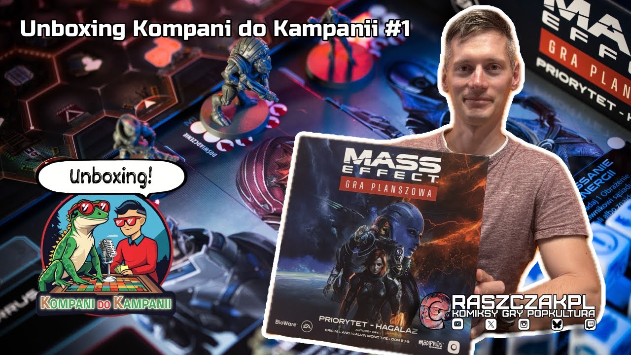 Unboxing Mass Effect: Gra Planszowa - Kompani do Kampanii otwierają!