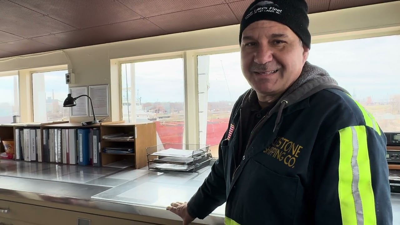 Interview aboard the Arthur M Anderson with Capt Sam Buchanan her Shipkeeper - Toledo, OH 04.13.25