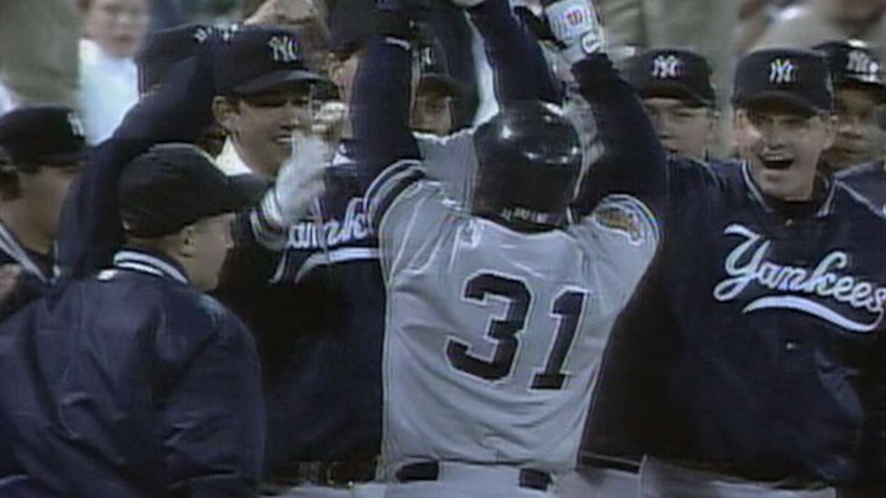 WS1996 Gm4: Boggs draws bases-loaded walk in the 10th