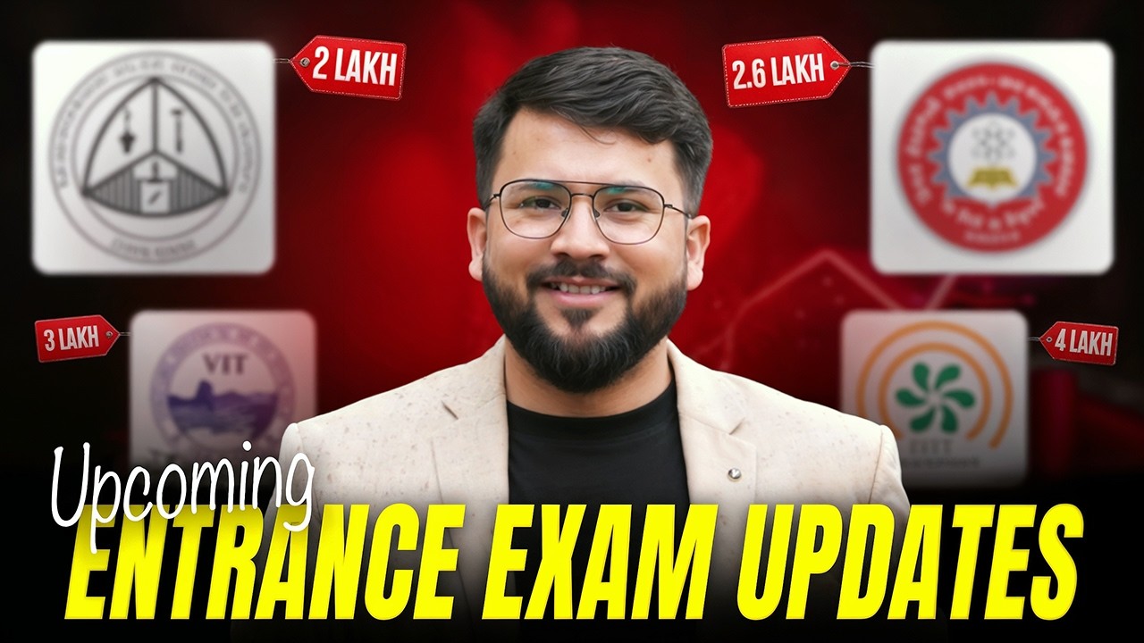 Top Upcoming Entrance Exam Updates 2026 | Jee 2026 #jee