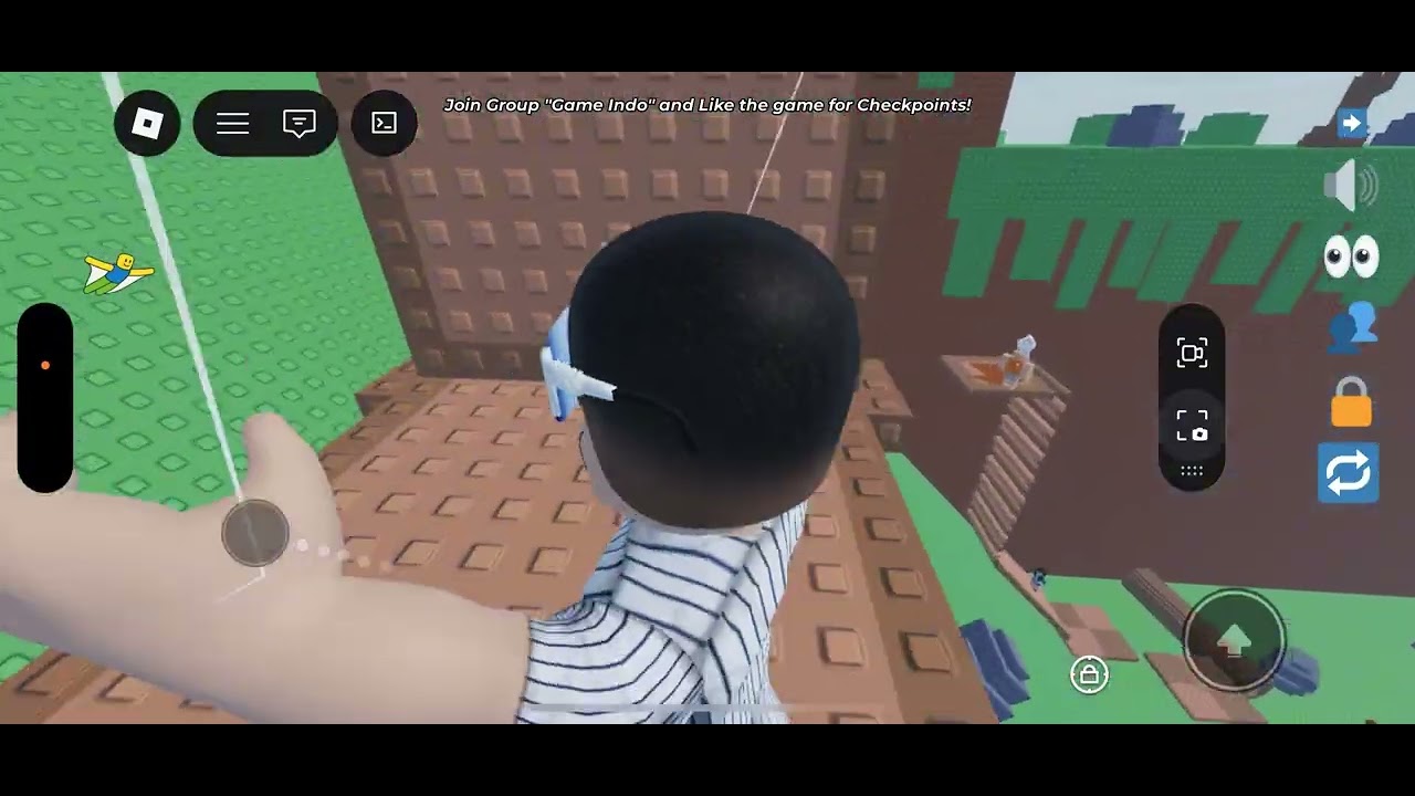 Playing glide tower till we fall