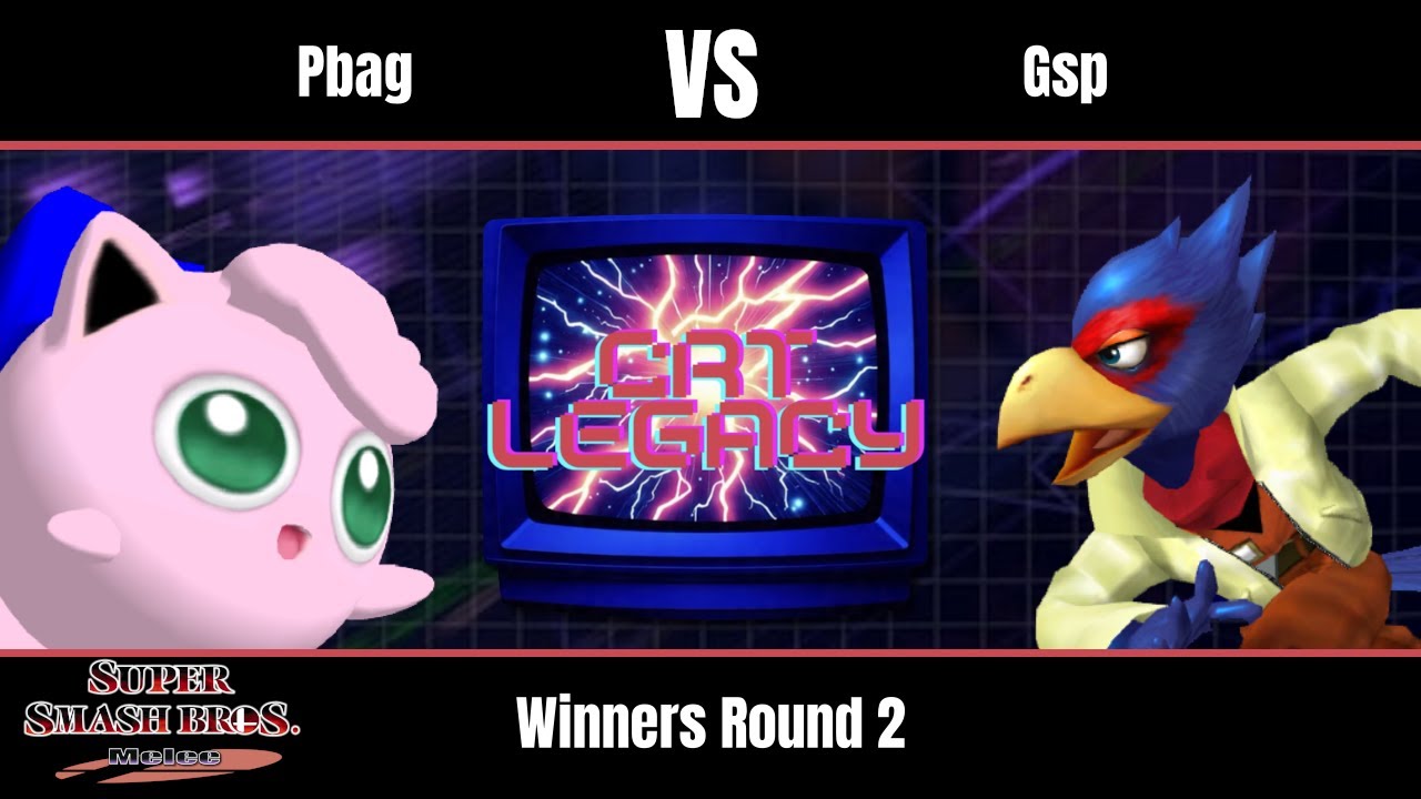 Pbag (Jigglypuff) vs Gsp (Falco) - Melee Winners Round 2 - CRT Legacy #18