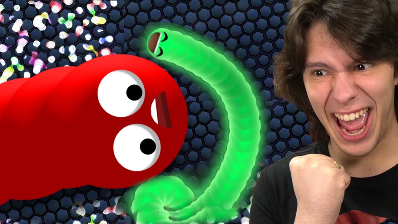 DESTRUÍ A MAIOR COBRA DE TODOS OS TEMPOS!! (WormateIo)