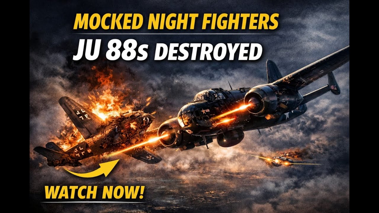 Night Fighters Mocked — Then Gyro Guns Shredded Ju 88s!