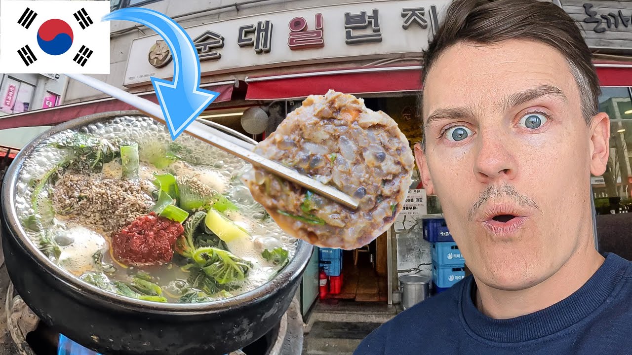 현지인 맛집 순대국, 외국인도 잘 먹을 수 있을까요? 한국정 넘치는 선생님의 추천 🇰🇷🥹 #순대국