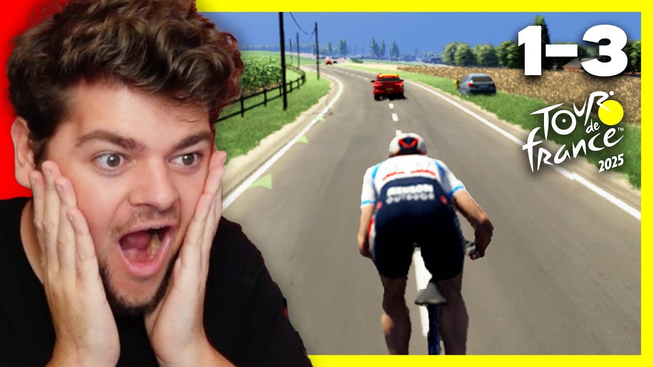 TOUR DE FRANCE 2025 - Stage 1-2-3 on Tour de France 2025 Game (PC / PS5 / XBOX X)