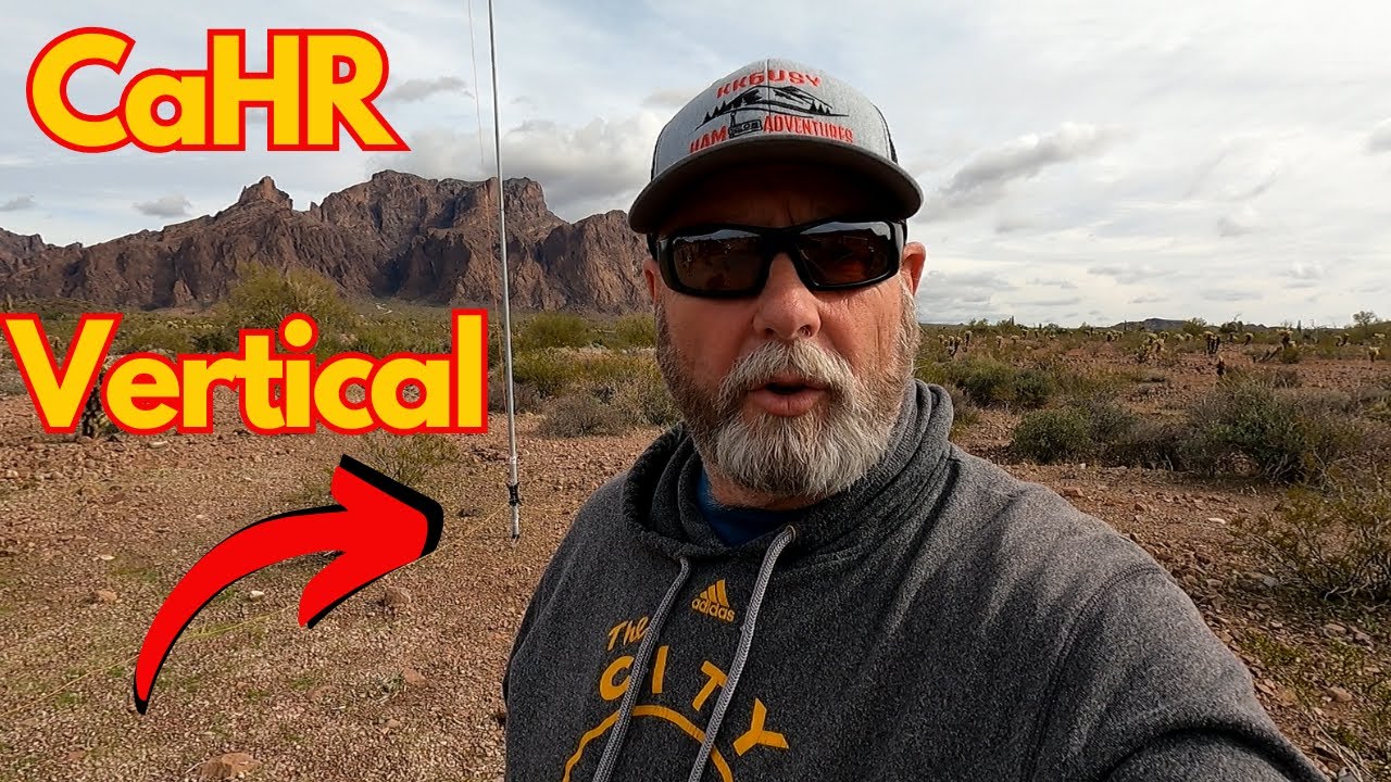 Quartzfest POTA With the New  CaHR Poseidon multiband Vertical Antenna!