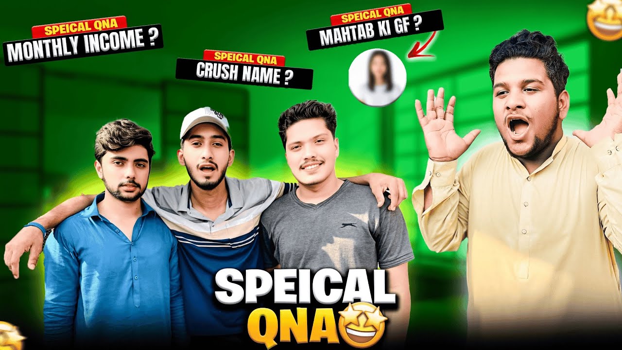 My First QNA With Friends 😅 | Who Is My Crush 😍