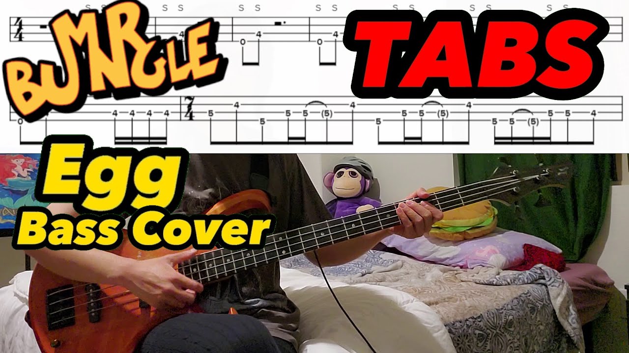 Mr. Bungle - Egg (bass cover + TABS)  (play along with me)