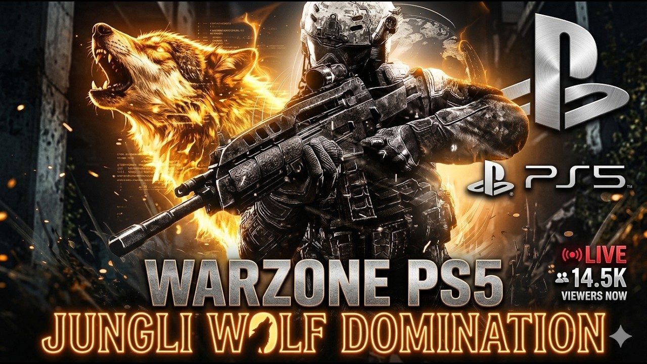 Warzone Domination With Jungli | PS5 Gameplay