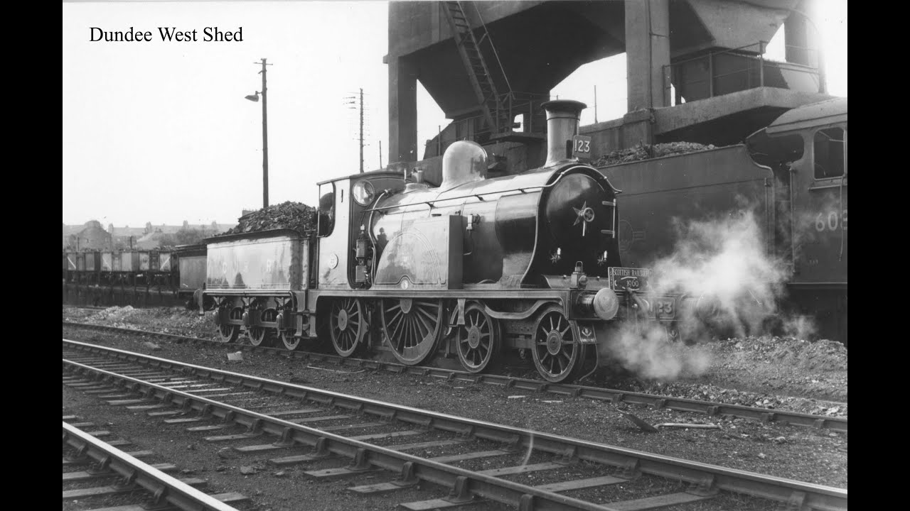 Dundee West was a Scottish Region shed. I retraced the route from station to shed site in a downpour