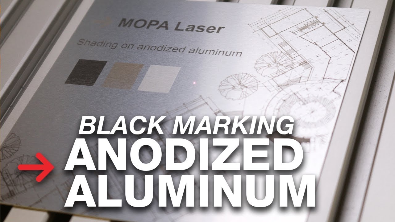Black Marking Anodized Aluminum | MOPA Laser | SpeedMarker 300
