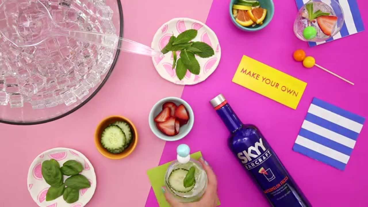 How to DIY the Perfect Summer Cocktail Bar
