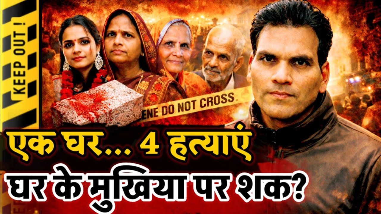 Etah News: एक घर में माता-पिता, पत्नी-बेटी की हत्या, घर के मुखिया पर हत्या का शक ?