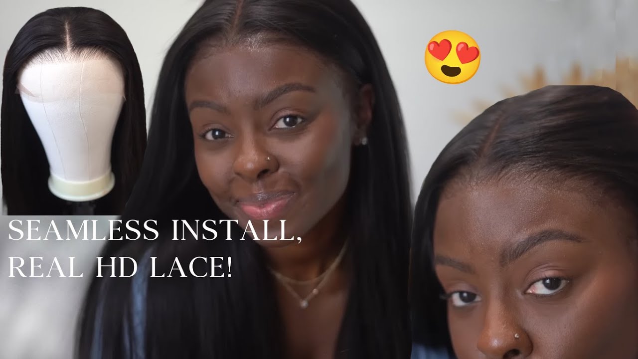 The most Realistic Yaki Straight Wig!No Work Needed! HD Lace Beginner Friendly 13x6 Wig Install!