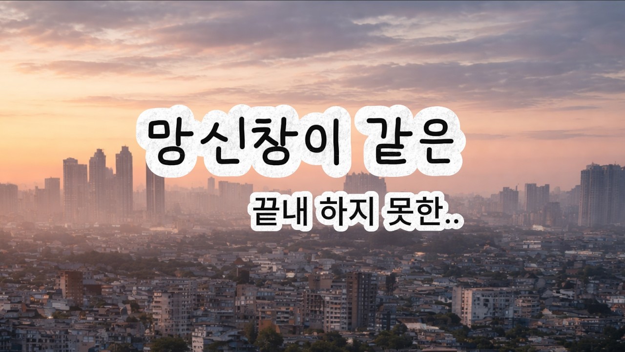 [풀버전] 망신창이 같은(끝내 하지 못한..)
