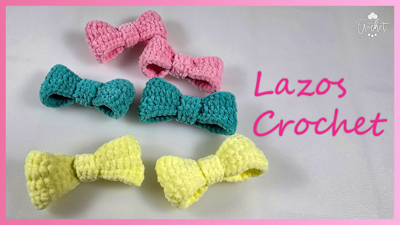 Lazos a Crochet Perfectos para tu Bunny | Muy Fácil | Tutorial Paso a Paso