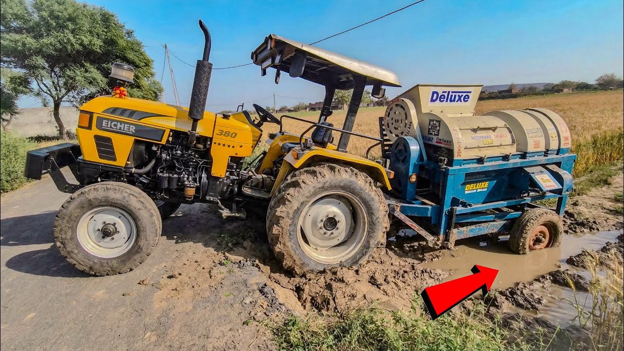 After Mustard Threshing Trouble in Field 😱 | Tractor & Rotavator Work 🚜 4K POV