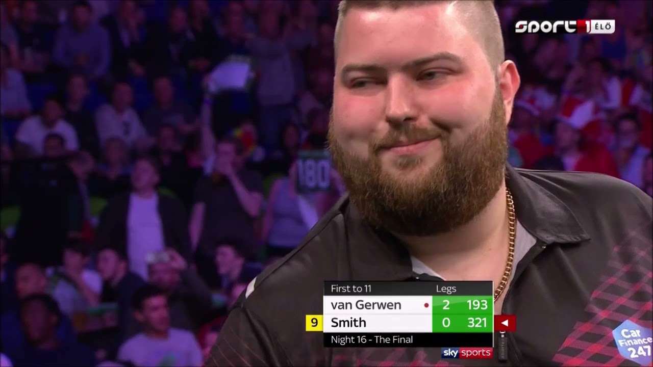 3) Michael van Gerwen vs Michael Smith 2018 Premier League Darts 2018.05.17 Döntő Final
