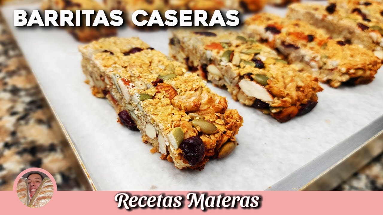 BARRITAS de CEREAL CASERAS | RECETA FÁCIL Y RENDIDORA ✅