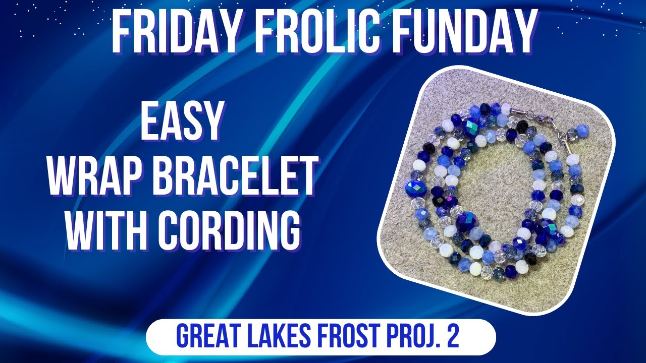 EASY WRAP BRACELET with KNOTTING CORD #braceletdesign #beginnerjewelrymaking #jewelrymaking