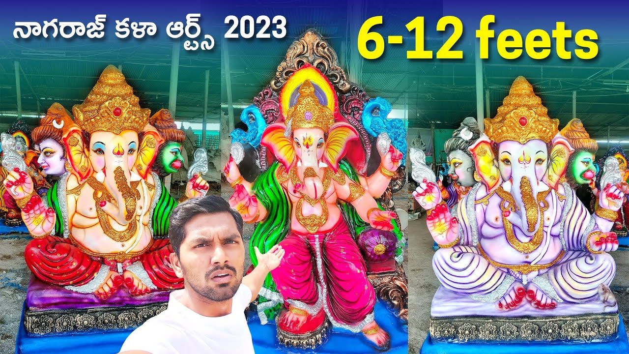 6-12 Feets Ganesh Idols 2023 | Nagaraj kala arts Ganesh Idols 2023 | ABM Creations