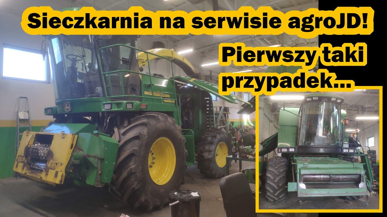 Co się stało z hydrostatem?🤔 Wszystko pourywane.... Będzie coś z tego? Sieczkarnia John Deere 7300 👊