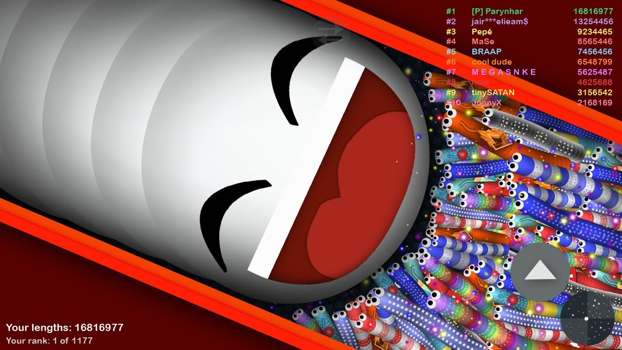 Slither.io A.I Non-Stop 100,000 Score Never Stop Running Play 2021 [P1777369] #001