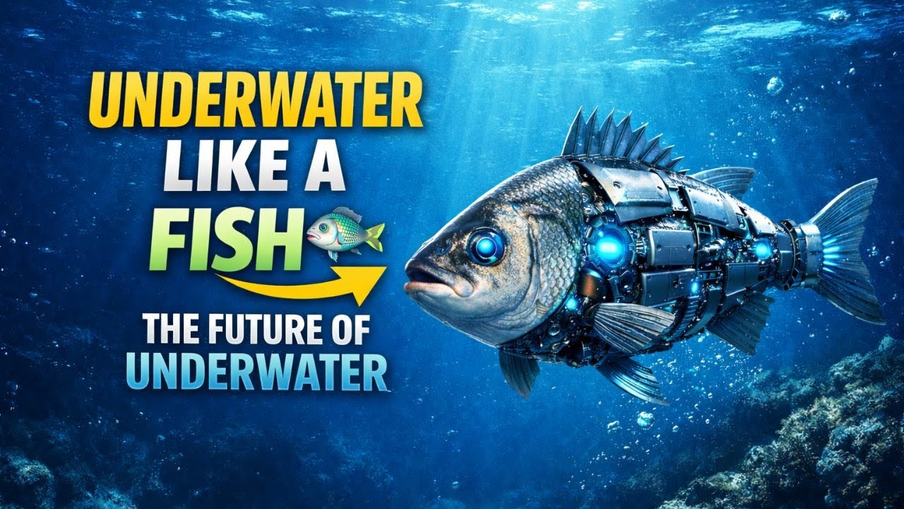 Underwater Device That Moves Like a Fish | history Future Ocean Technology documentary