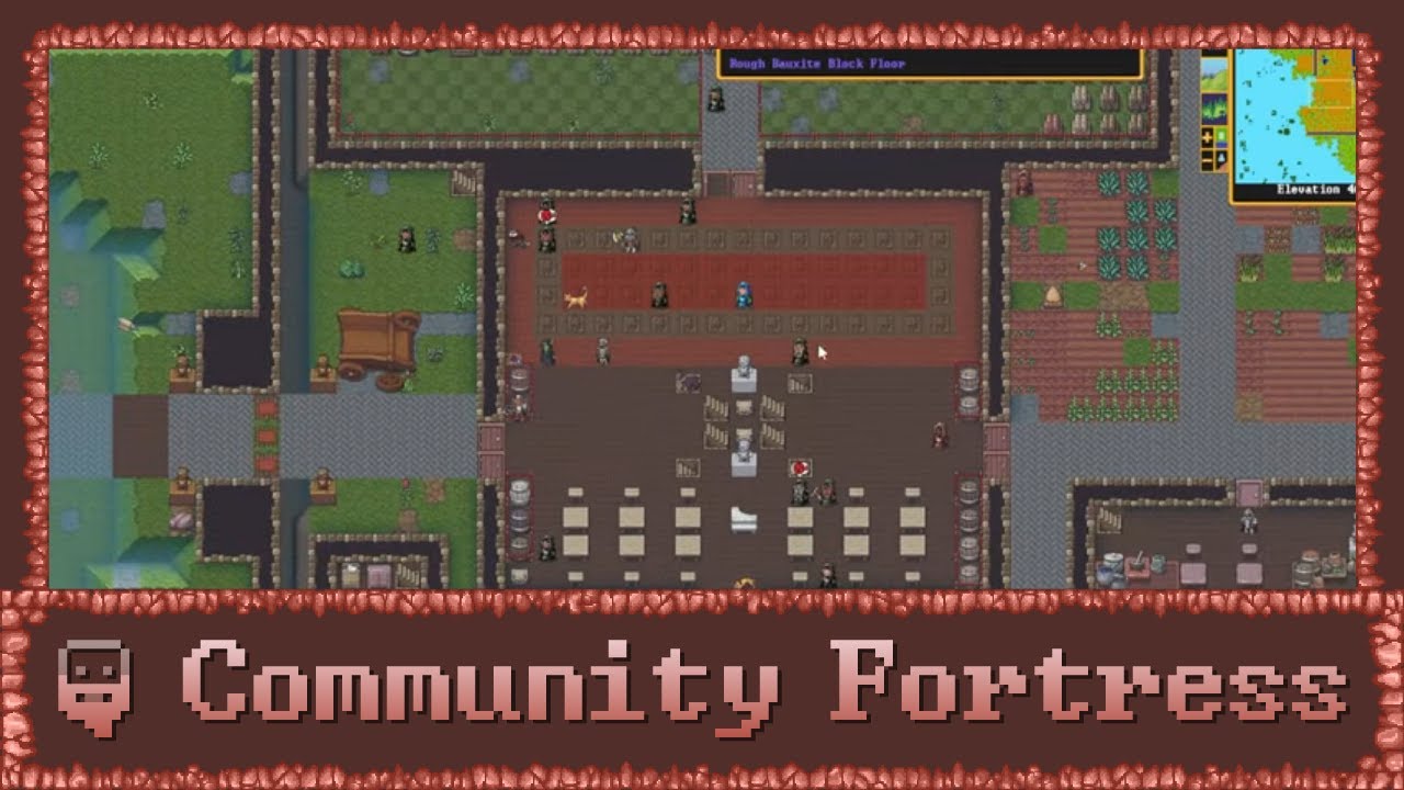 Dwarf Fortress - Sandringed | Community Forts (Charming Surface Build)