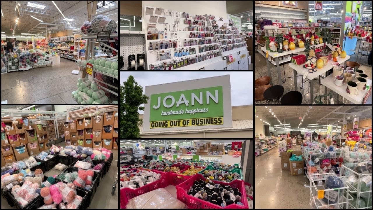 How Much Is Left In Our JOANN Fabric and Crafts – Lexington, KY 5/7/25