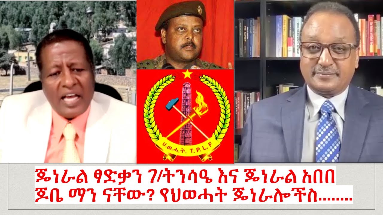 ጄነራል ፃድቃን ገ/ትንሳዔ እና ጄነራል አበበ ጆቤ ማን ናቸው? የህወሓት ጄነራሎችስ........I Miraf @Nahoo TV