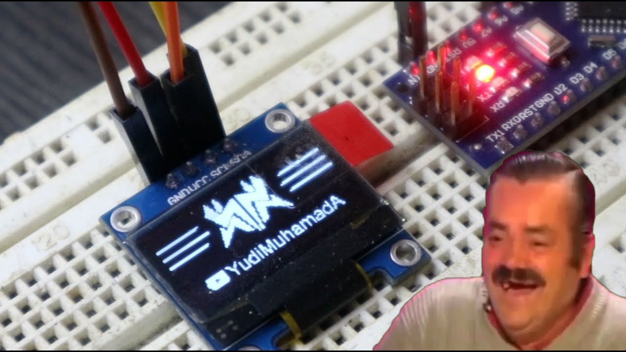Tutorial OLED I2C Display degan Arduino (Image & Animation) #Arduino