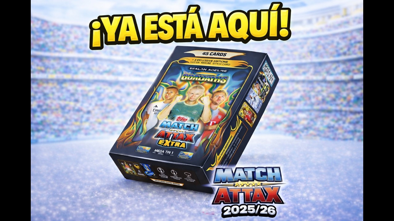 ¿CAJA LEGENDARIA? 🎮 Match Attax Extra 2025/26 GOALIATHS Arcade Edition